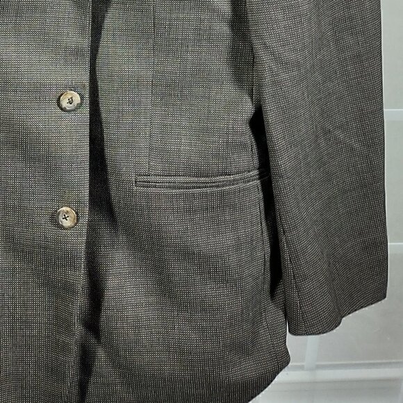 Jhane Barnes Brown To Olive Suit Jacket/Blazer Size 44R - Picture 6 of 12